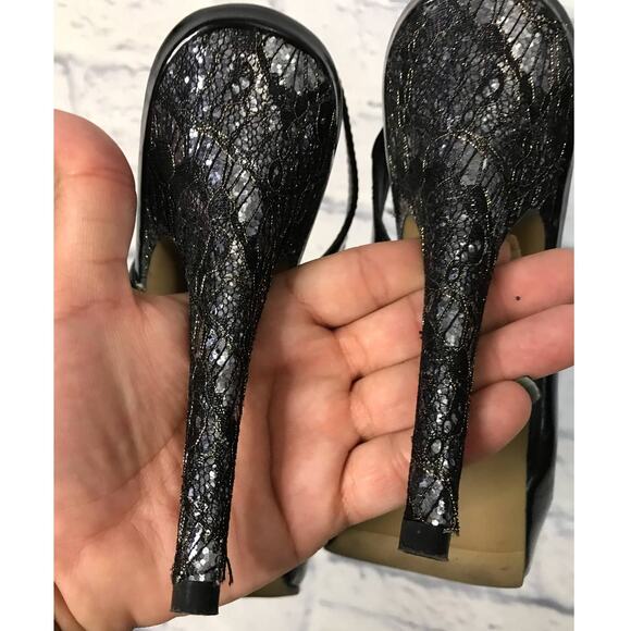 Madden Girl Patent Leather w/ Lace - Picture 3 of 10